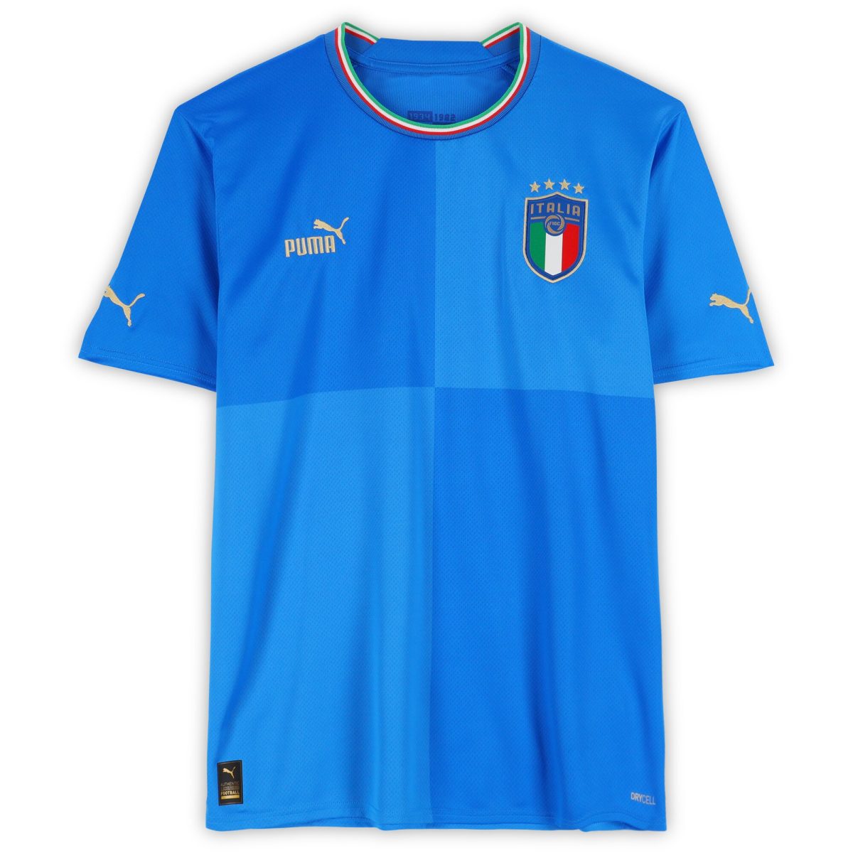 gianfranco zola italy national team autographed fanatics authentic 2022-23 blue home puma jersey – bas Collection | Australia Football Jerseys And World Cup Kits