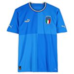 gianfranco zola italy national team autographed fanatics authentic 2022-23 blue home puma jersey – bas Collection | Australia Football Jerseys And World Cup Kits
