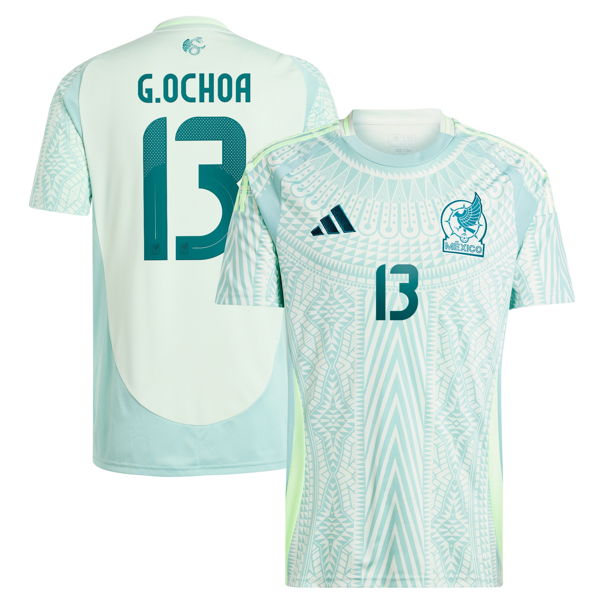 guillermo ochoa mexico national team adidas 2024 away replica player jersey – green Collection | Australia Football Jerseys And World Cup Kits