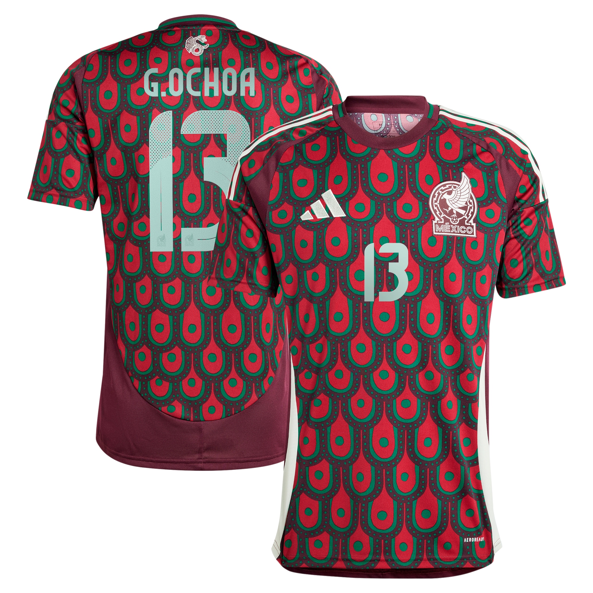guillermo ochoa mexico national team adidas 2024 home replica player jersey – burgundy Collection | Australia Football Jerseys And World Cup Kits