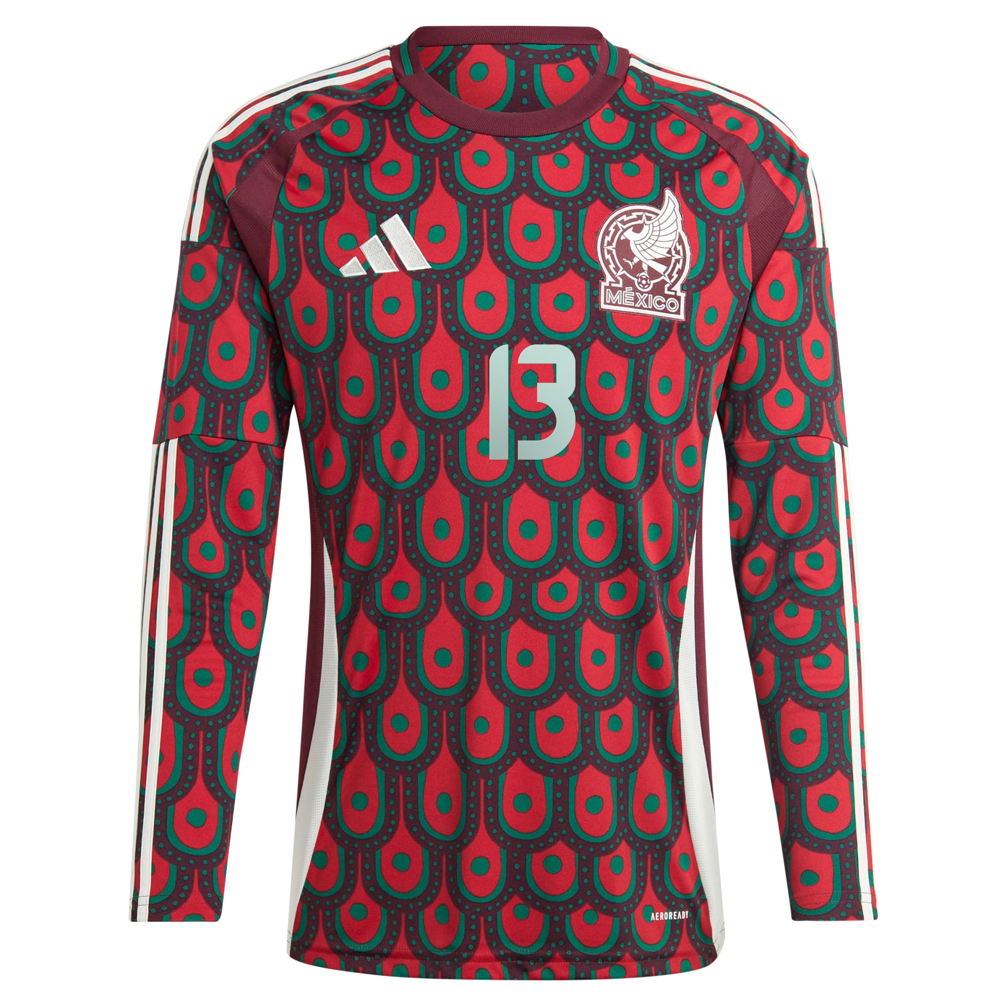 guillermo ochoa mexico national team adidas 2024 home replica player long sleeve jersey – burgundy Collection | Australia Football Jerseys And World Cup Kits