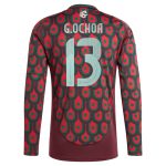 guillermo ochoa mexico national team adidas 2024 home replica player long sleeve jersey – burgundy Collection | Australia Football Jerseys And World Cup Kits