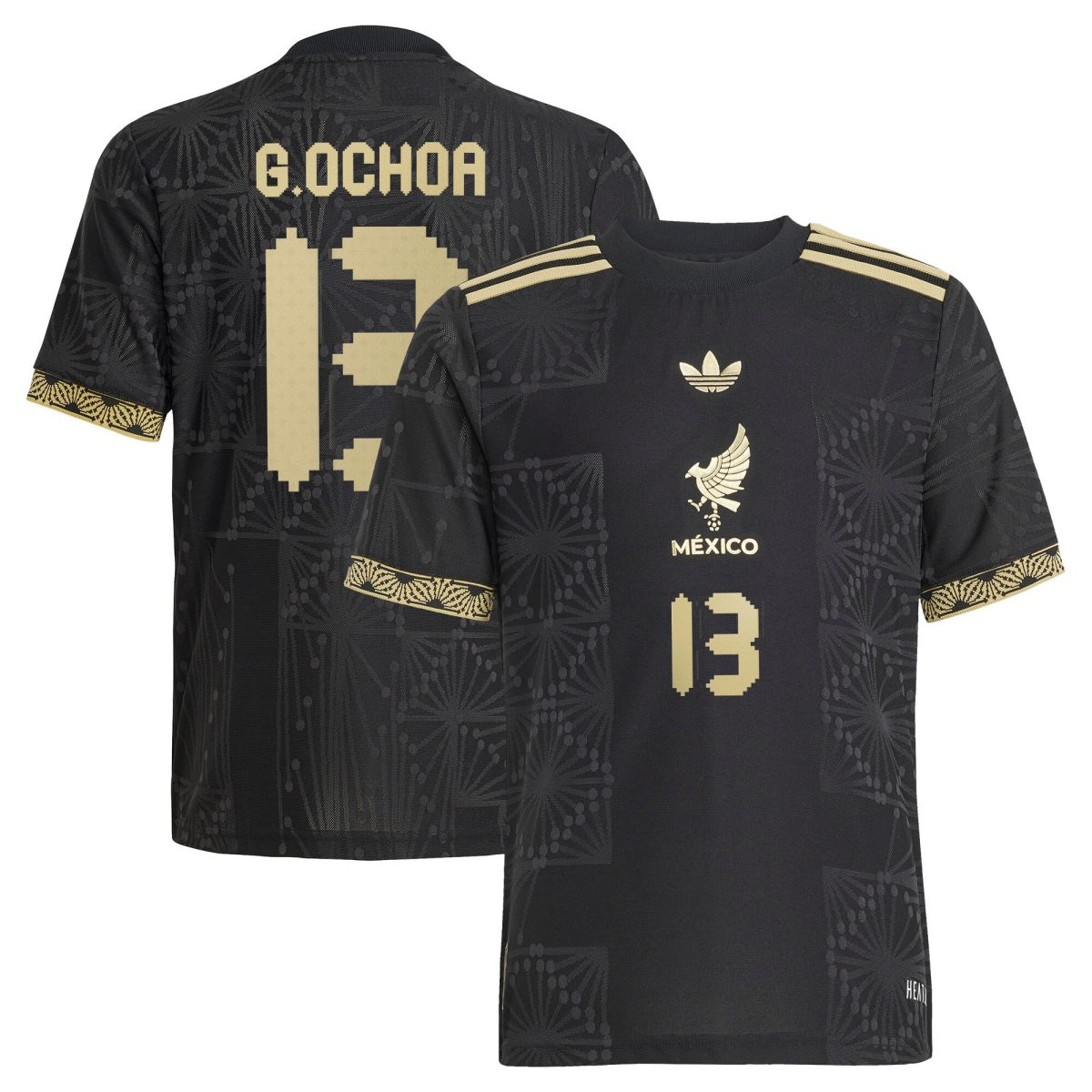 guillermo ochoa mexico national team adidas youth 2025 third authentic player jersey – black Collection | Australia Football Jerseys And World Cup Kits