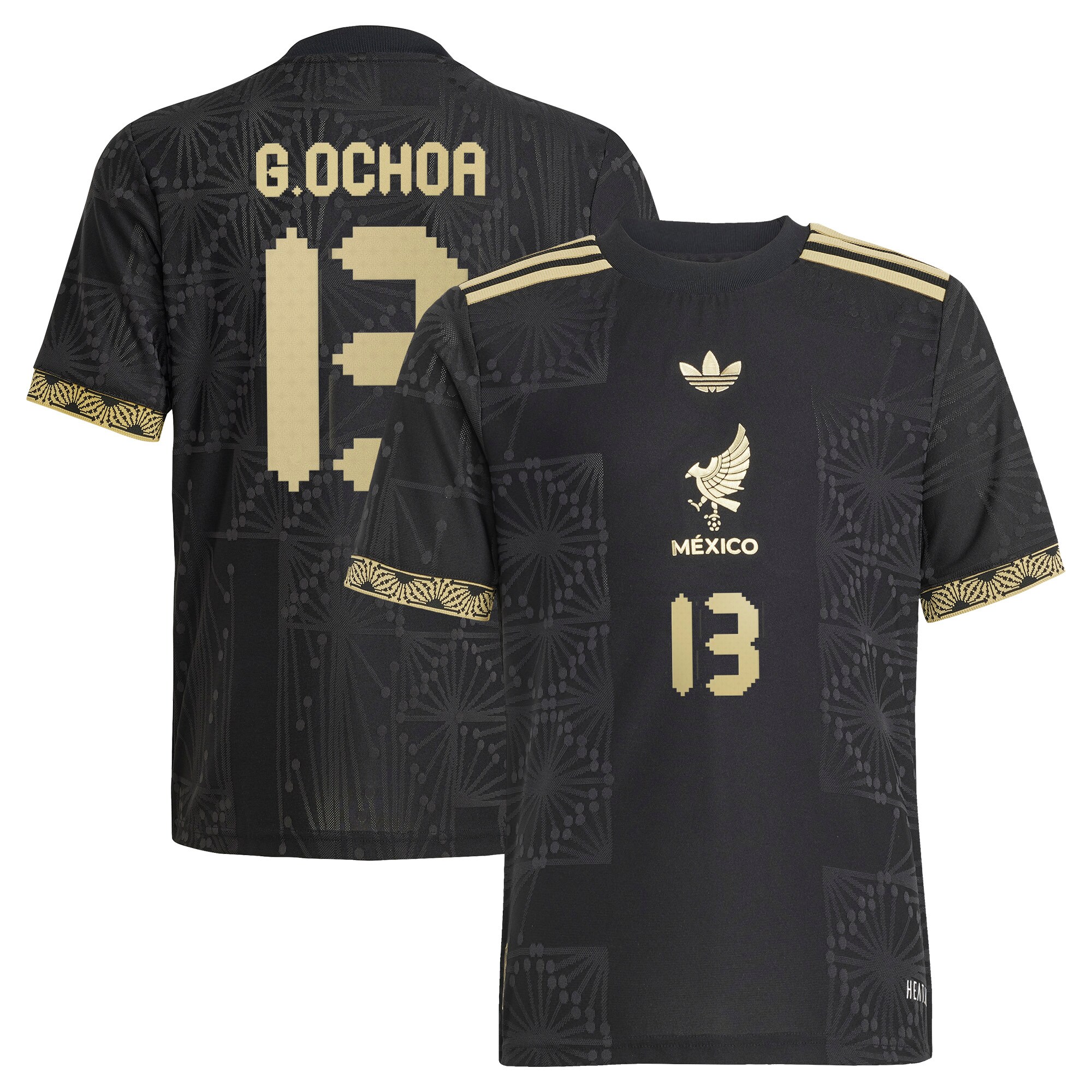 guillermo ochoa mexico national team adidas youth 2025 third authentic player jersey – black Collection | Australia Football Jerseys And World Cup Kits