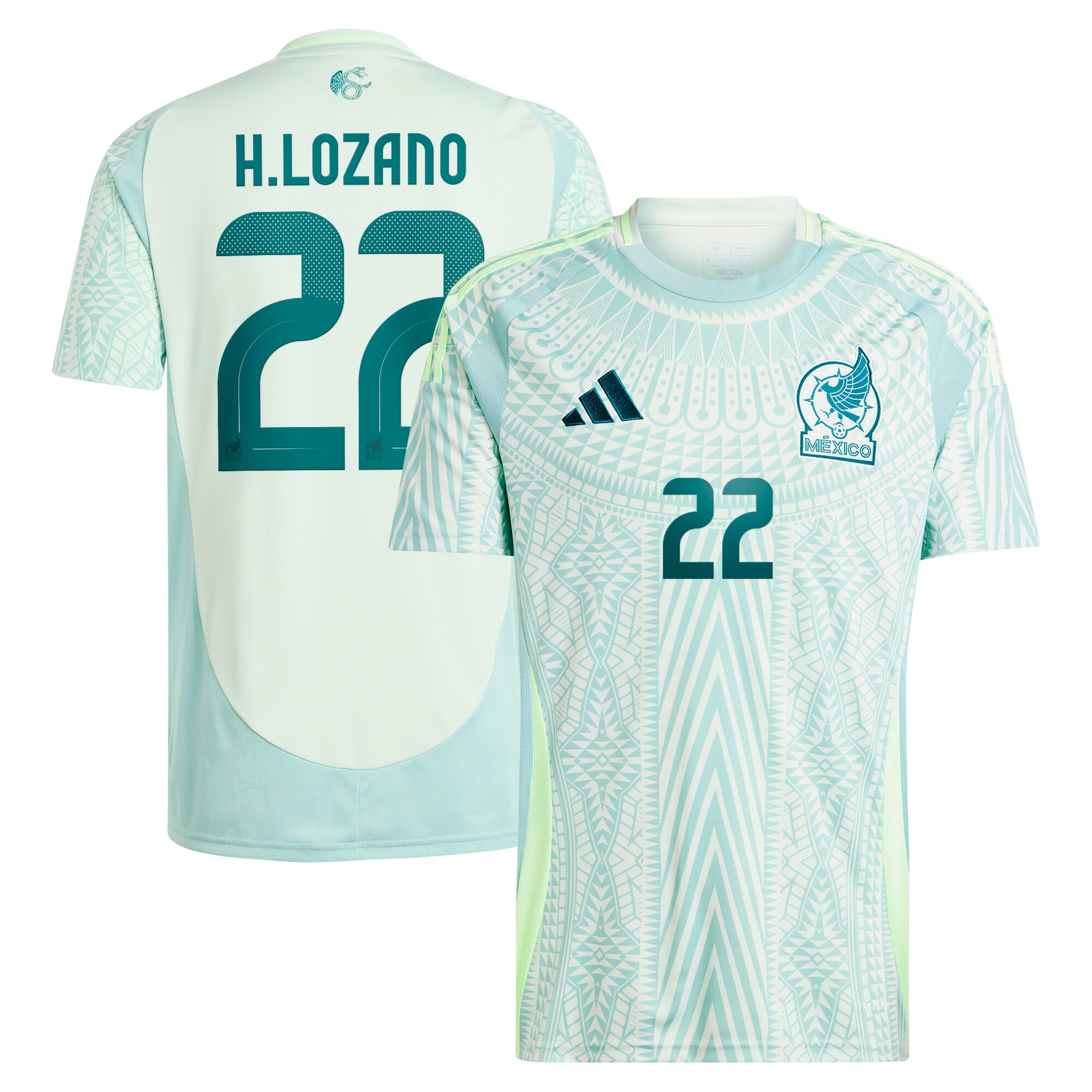 hirving lozano mexico national team adidas 2024 away replica player jersey – green Collection | Australia Football Jerseys And World Cup Kits