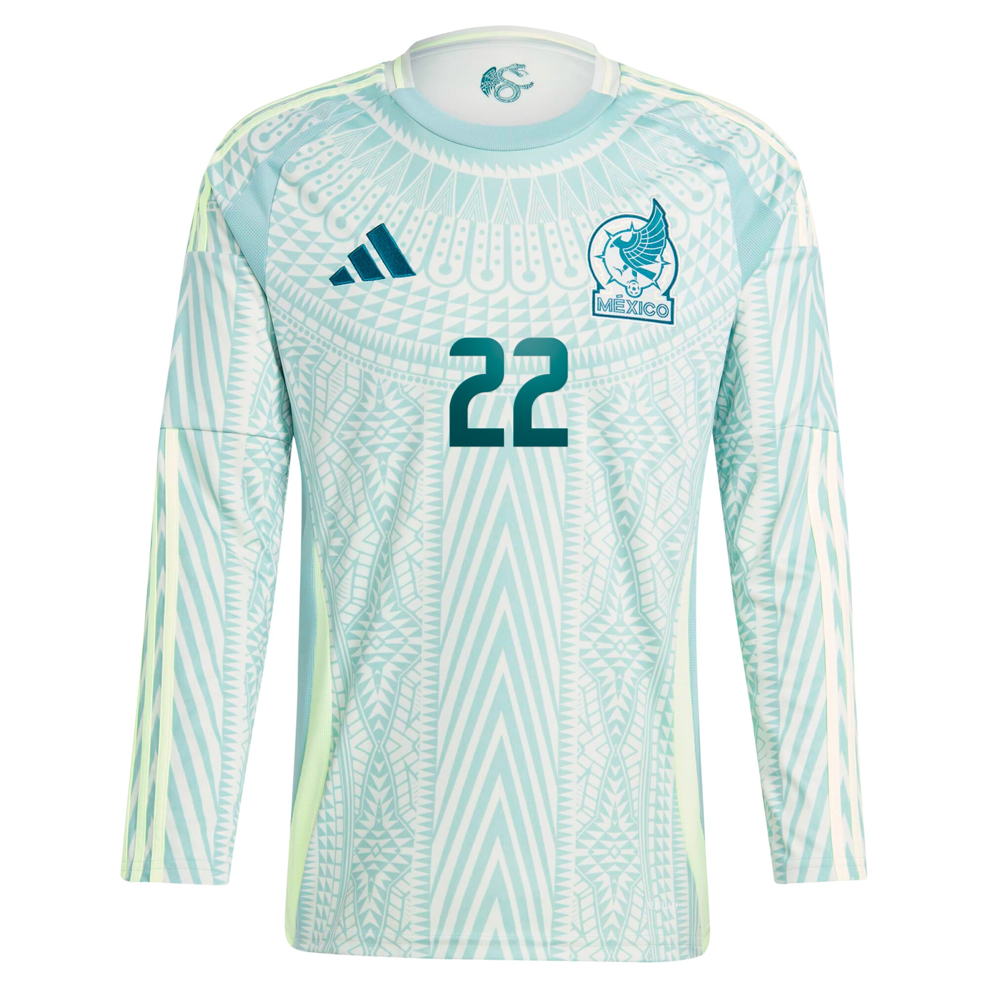hirving lozano mexico national team adidas 2024 away replica player long sleeve jersey – green Collection | Australia Football Jerseys And World Cup Kits