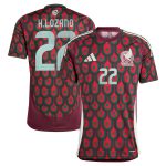 hirving lozano mexico national team adidas 2024 home replica player jersey – burgundy Collection | Australia Football Jerseys And World Cup Kits