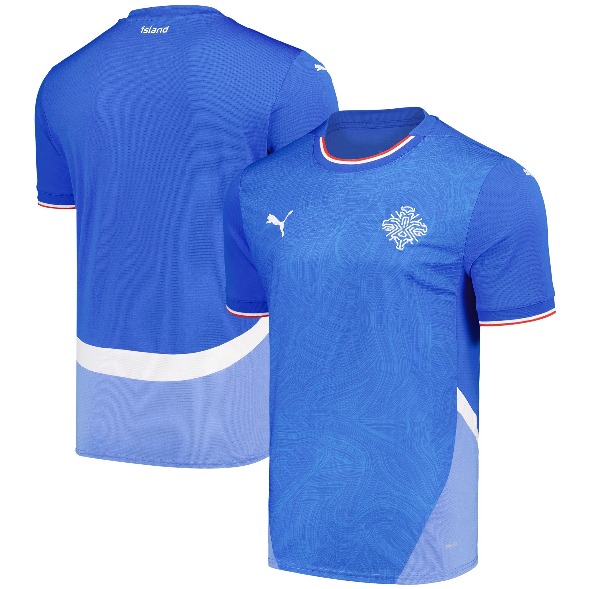 iceland national team puma 2024 home replica jersey – blue Collection | Australia Football Jerseys And World Cup Kits