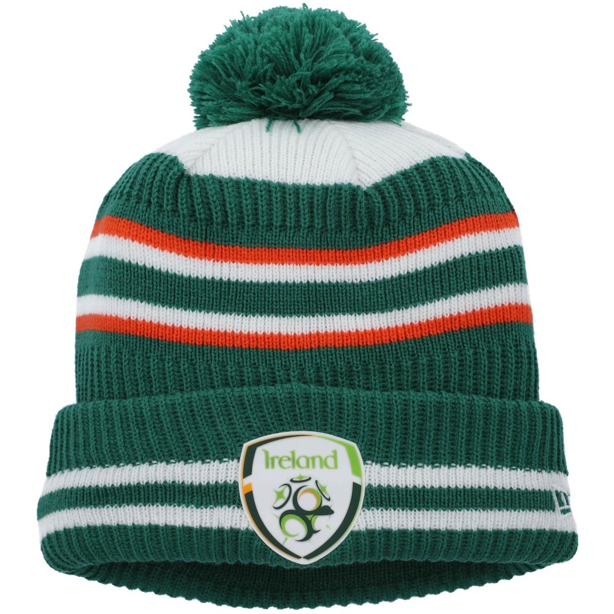 ireland national team new era bobble fleece cuffed knit hat with pom – green Collection | Australia Football Jerseys And World Cup Kits