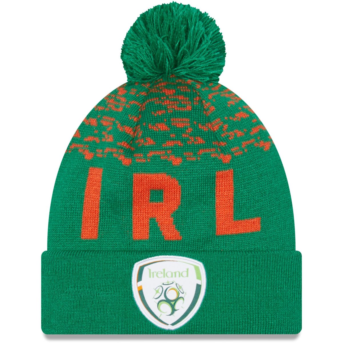 ireland national team new era marl cuffed knit hat with pom – green Collection | Australia Football Jerseys And World Cup Kits