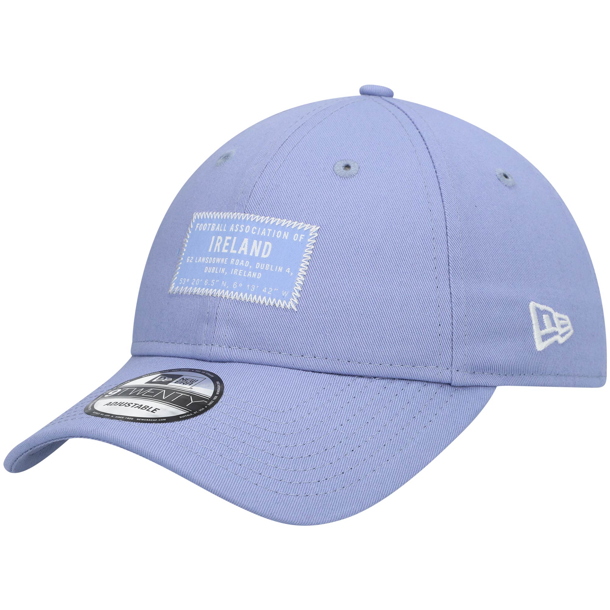 ireland national team new era wordmark patch 9twenty adjustable hat – lavender Collection | Australia Football Jerseys And World Cup Kits