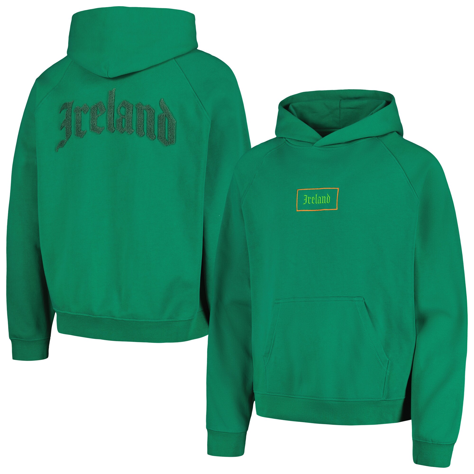 ireland national team old english oversized raglan pullover hoodie – green Collection | Australia Football Jerseys And World Cup Kits