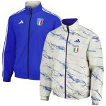 italy national team adidas team logo anthem reversible full-zip jacket – white Collection | Australia Football Jerseys And World Cup Kits