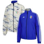 italy national team adidas womens anthem reversible full-zip jacket – blue Collection | Australia Football Jerseys And World Cup Kits