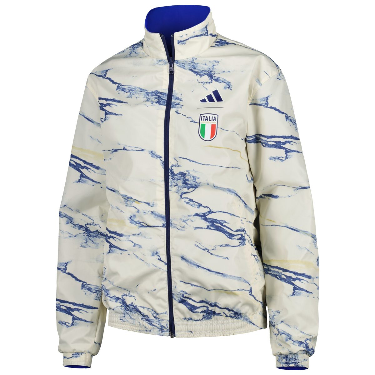 italy national team adidas womens anthem reversible full-zip jacket – blue Collection | Australia Football Jerseys And World Cup Kits