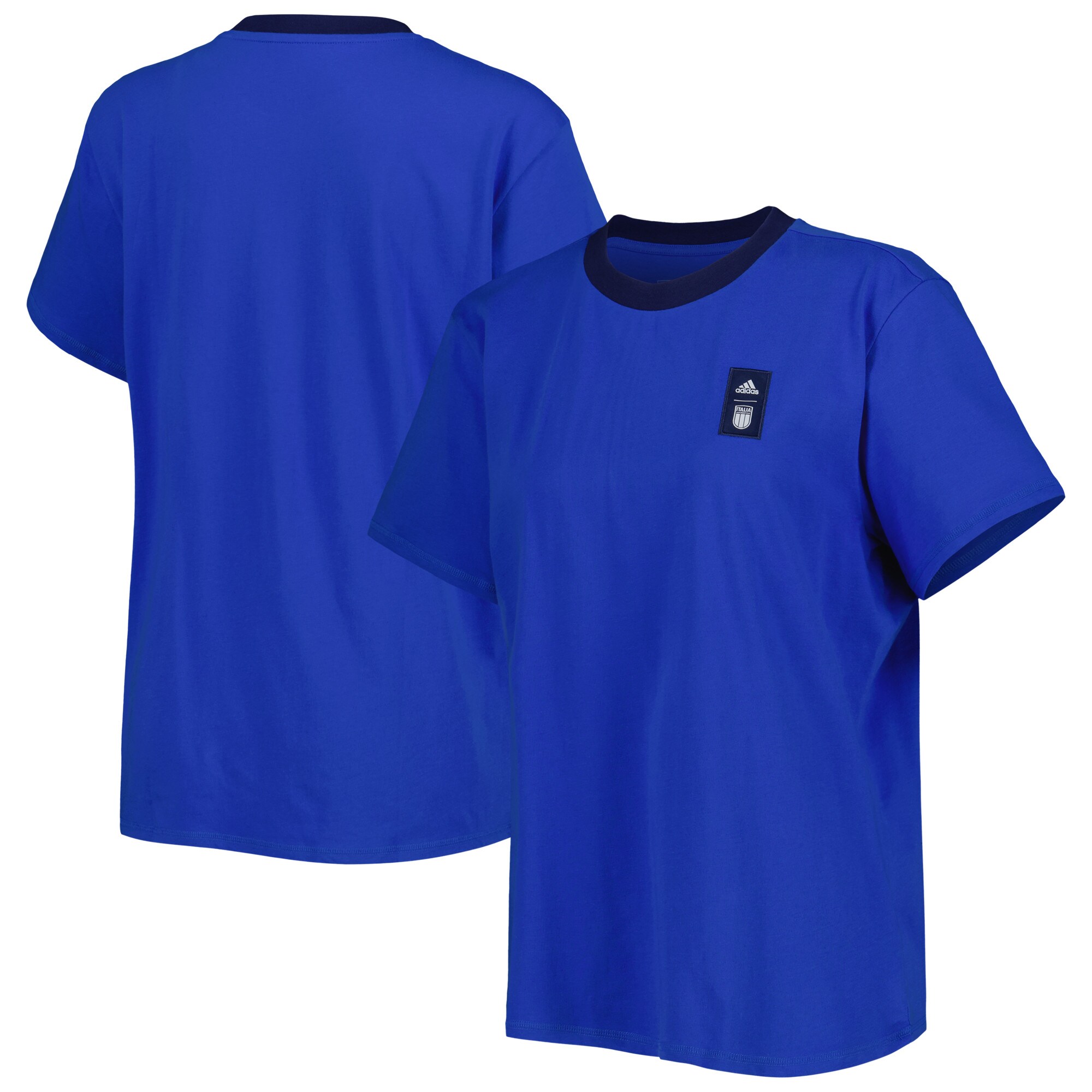 italy national team adidas womens training t-shirt – blue Collection | Australia Football Jerseys And World Cup Kits