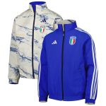 italy national team adidas youth team anthem reversible full-zip jacket – blue Collection | Australia Football Jerseys And World Cup Kits