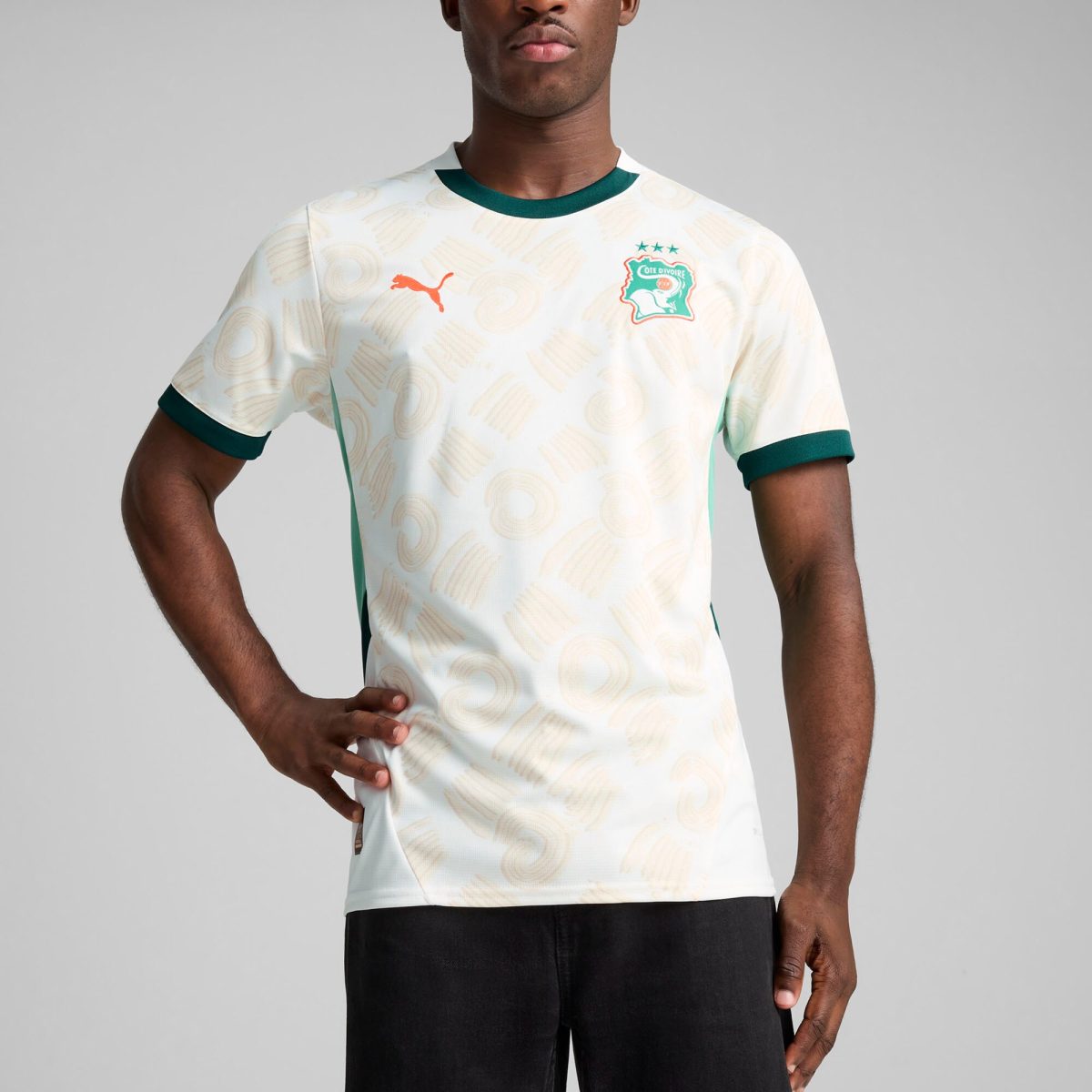 ivory coast national team puma 2025 away replica jersey – white Collection | Australia Football Jerseys And World Cup Kits