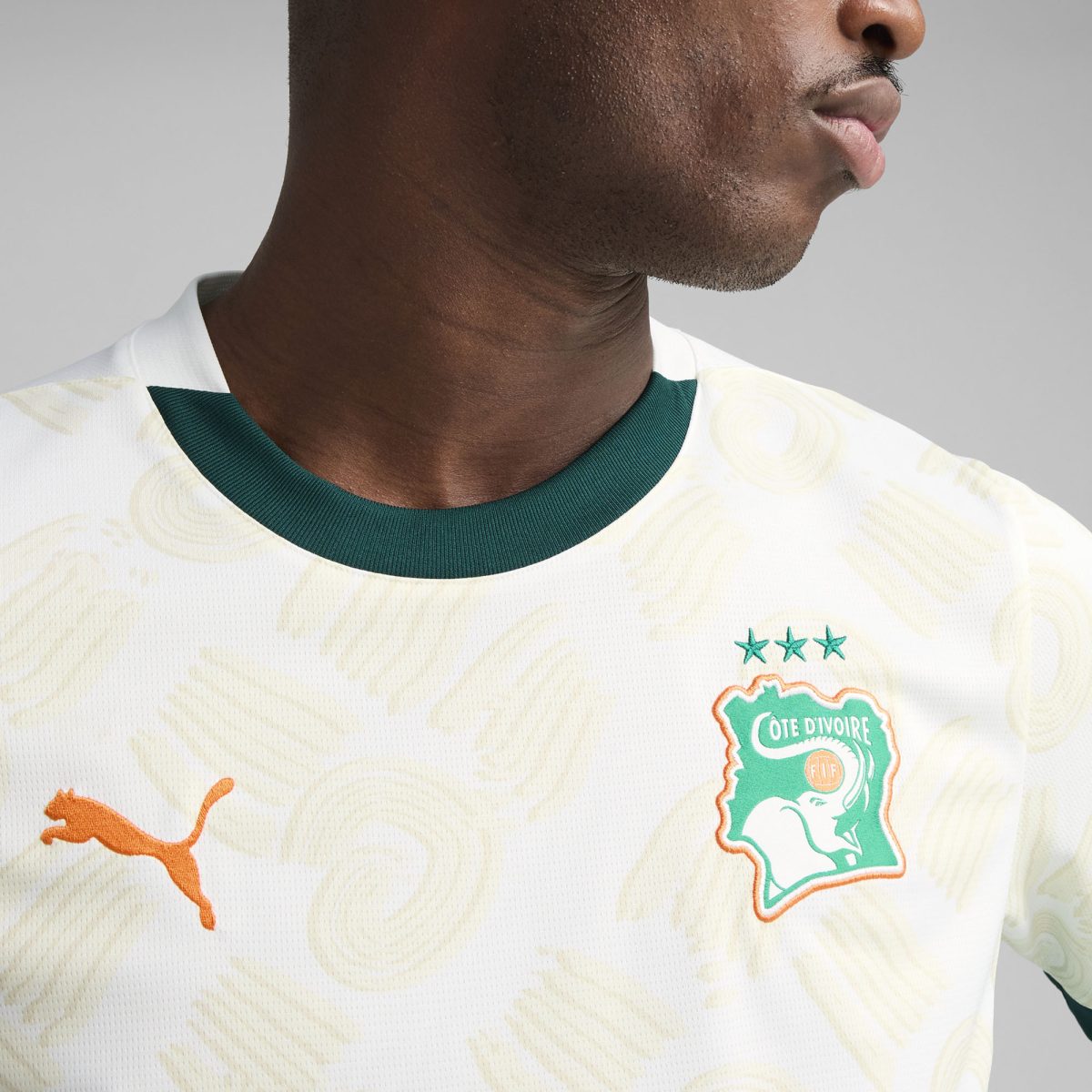 ivory coast national team puma 2025 away replica jersey – white Collection | Australia Football Jerseys And World Cup Kits