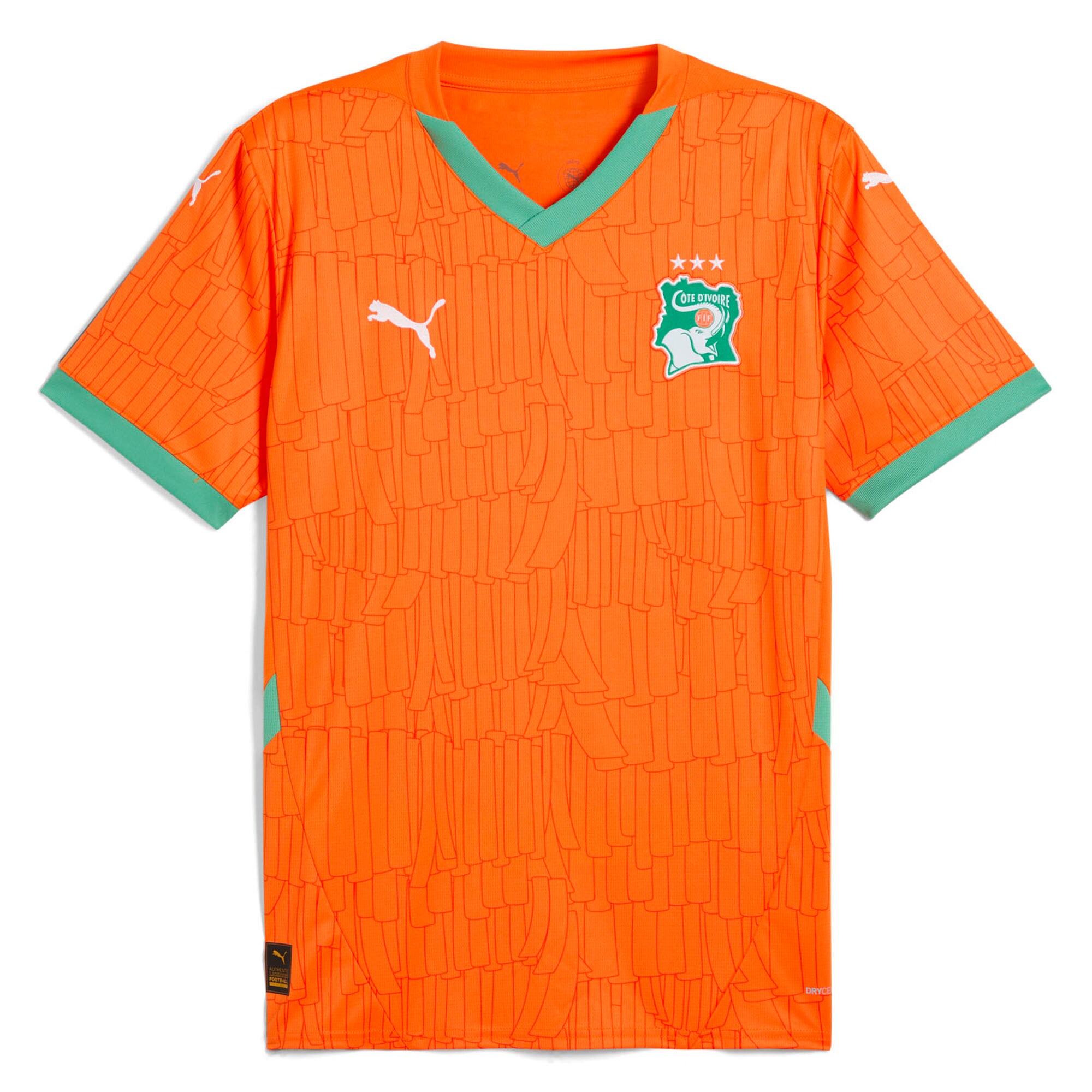 ivory coast national team puma 2025 home replica jersey – orange Collection | Australia Football Jerseys And World Cup Kits