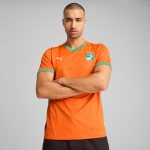ivory coast national team puma 2025 home replica jersey – orange Collection | Australia Football Jerseys And World Cup Kits