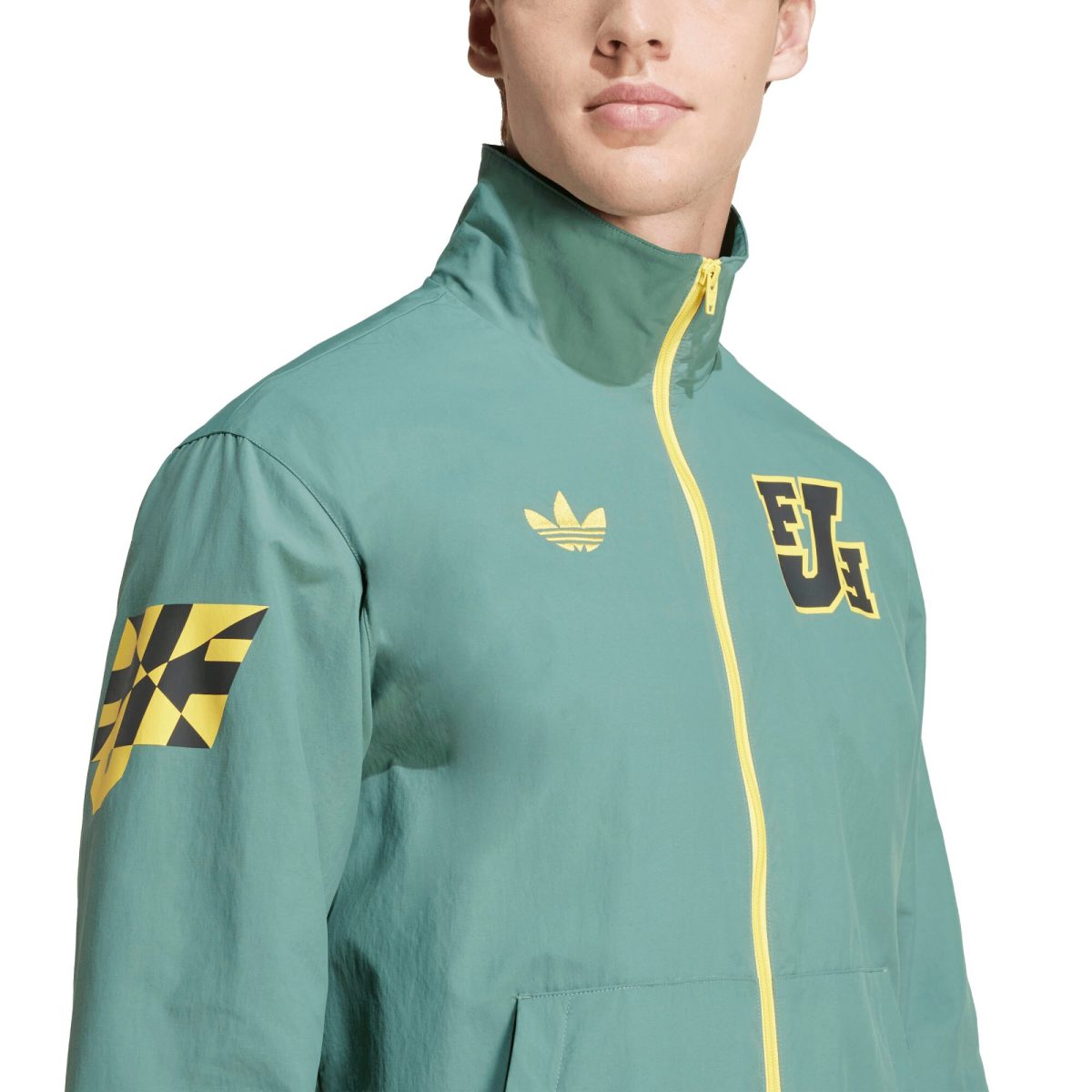 jamaica national team adidas varsity pack full-zip track top – green Collection | Australia Football Jerseys And World Cup Kits