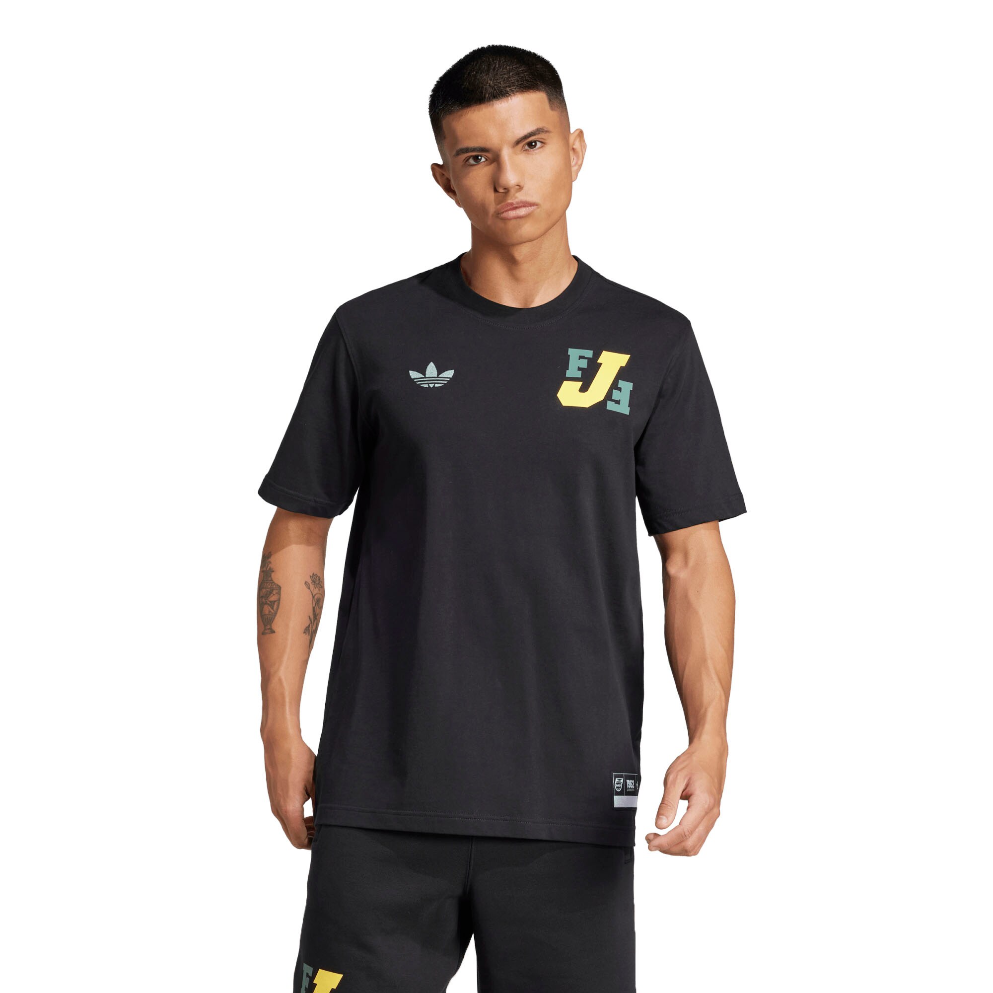 jamaica national team adidas varsity pack t-shirt – black Collection | Australia Football Jerseys And World Cup Kits