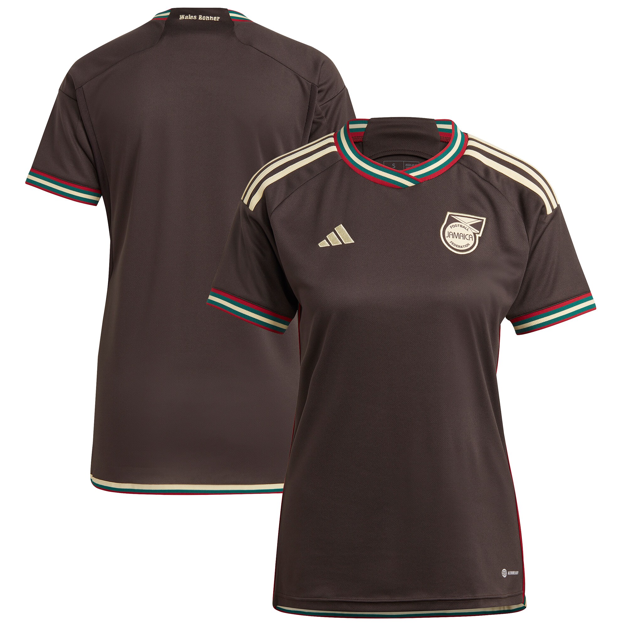 jamaica national team adidas womens 2023 away replica jersey – brown Collection | Australia Football Jerseys And World Cup Kits