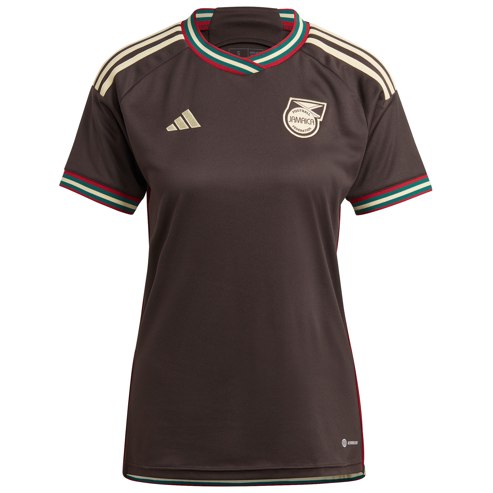 jamaica national team adidas womens 2023 away replica jersey – brown Collection | Australia Football Jerseys And World Cup Kits