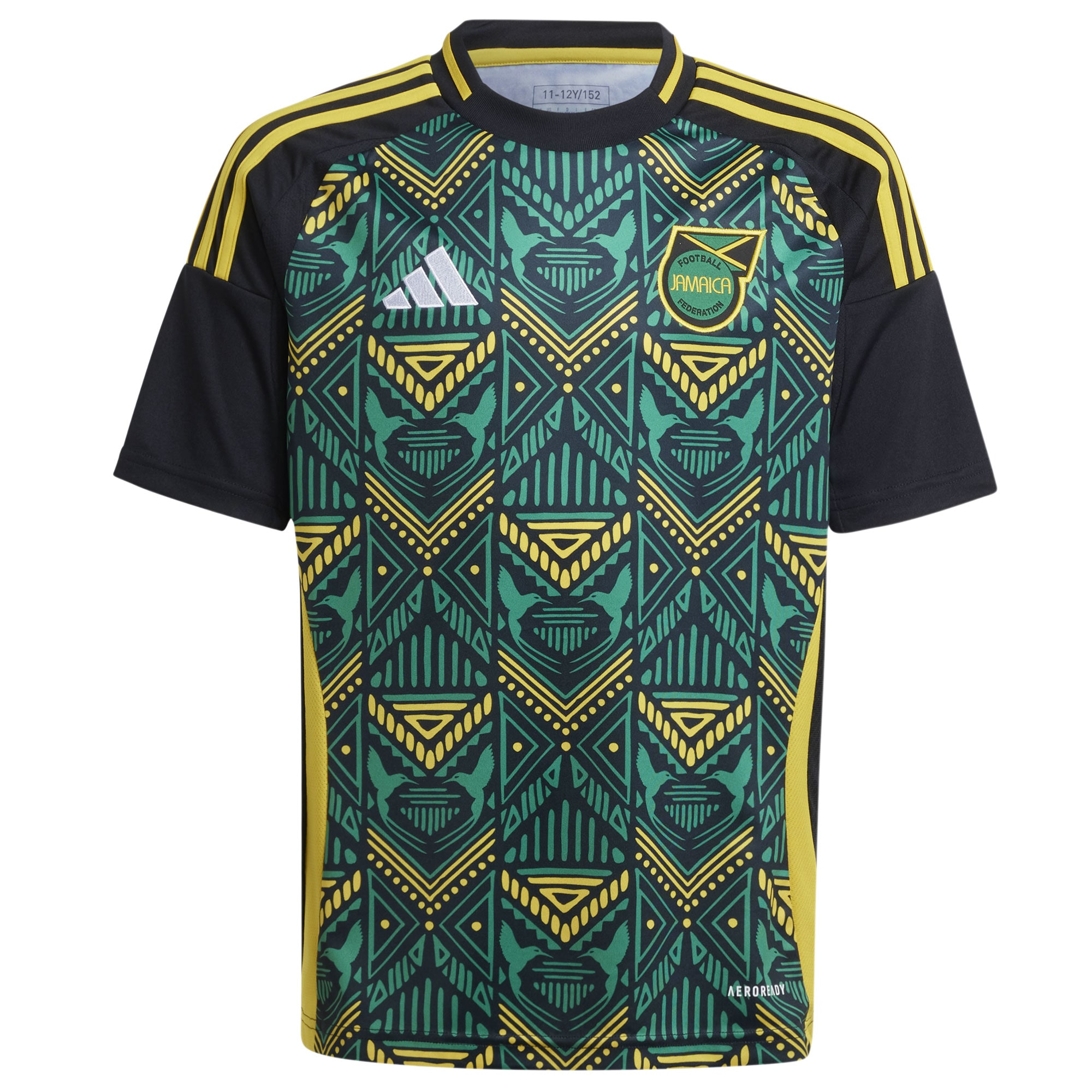 jamaica national team adidas youth 2024 away replica jersey – black Collection | Australia Football Jerseys And World Cup Kits
