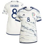 jorginho italy national team adidas womens 2023 away replica jersey – white Collection | Australia Football Jerseys And World Cup Kits