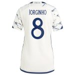 jorginho italy national team adidas womens 2023 away replica jersey – white Collection | Australia Football Jerseys And World Cup Kits