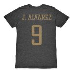 julián Álvarez argentina national team 1863fc player retro tri-blend t-shirt – heather black Collection | Australia Football Jerseys And World Cup Kits
