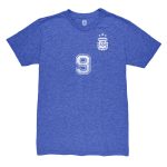 julián Álvarez argentina national team 1863fc retro name  number tri-blend t-shirt – blue Collection | Australia Football Jerseys And World Cup Kits
