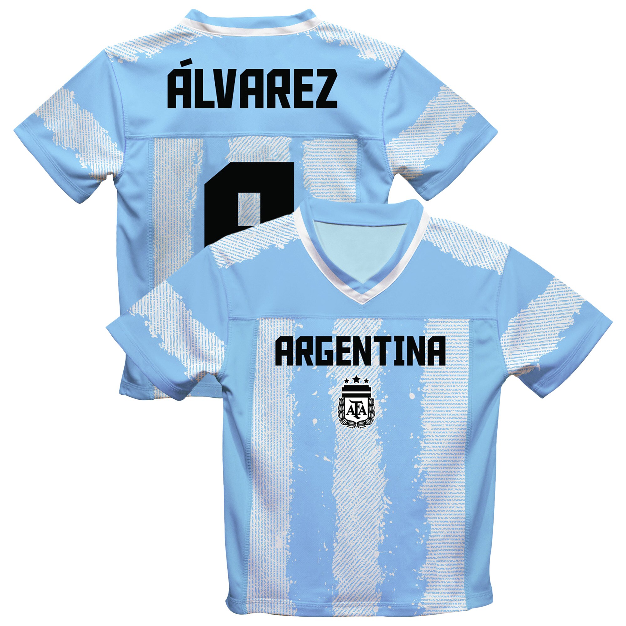 julián Álvarez argentina national team vive la fete football jersey – light blue Collection | Australia Football Jerseys And World Cup Kits