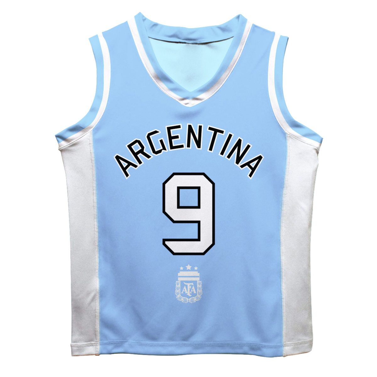 julián Álvarez argentina national team vive la fete mesh basketball jersey – light blue Collection | Australia Football Jerseys And World Cup Kits