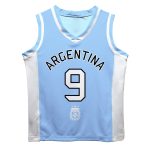 julián Álvarez argentina national team vive la fete mesh basketball jersey – light blue Collection | Australia Football Jerseys And World Cup Kits