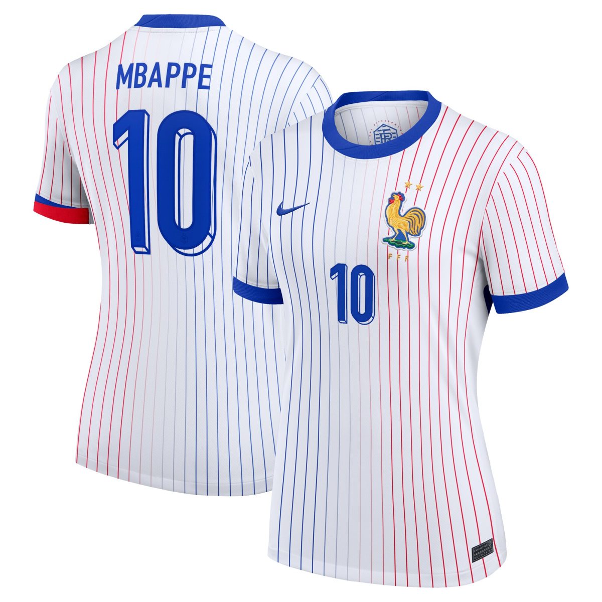 kylian mbappe france national team nike womens 2024 away replica jersey – white Collection | Australia Football Jerseys And World Cup Kits