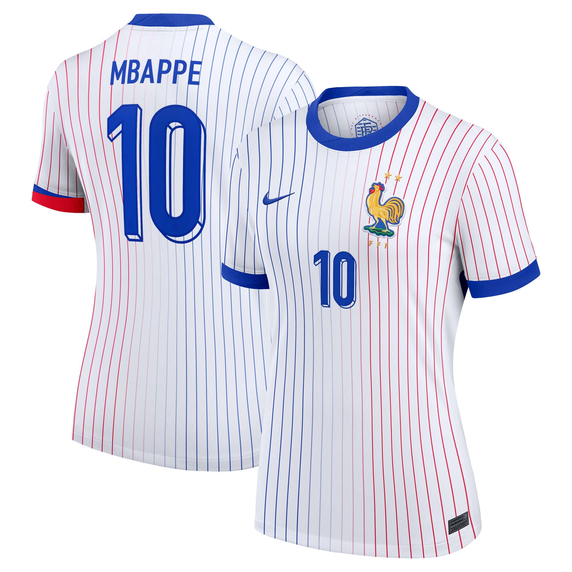 kylian mbappe france national team nike womens 2024 away replica jersey – white Collection | Australia Football Jerseys And World Cup Kits