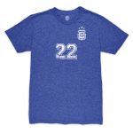 lautaro martinez argentina national team 1863fc retro player tri-blend t-shirt – blue Collection | Australia Football Jerseys And World Cup Kits