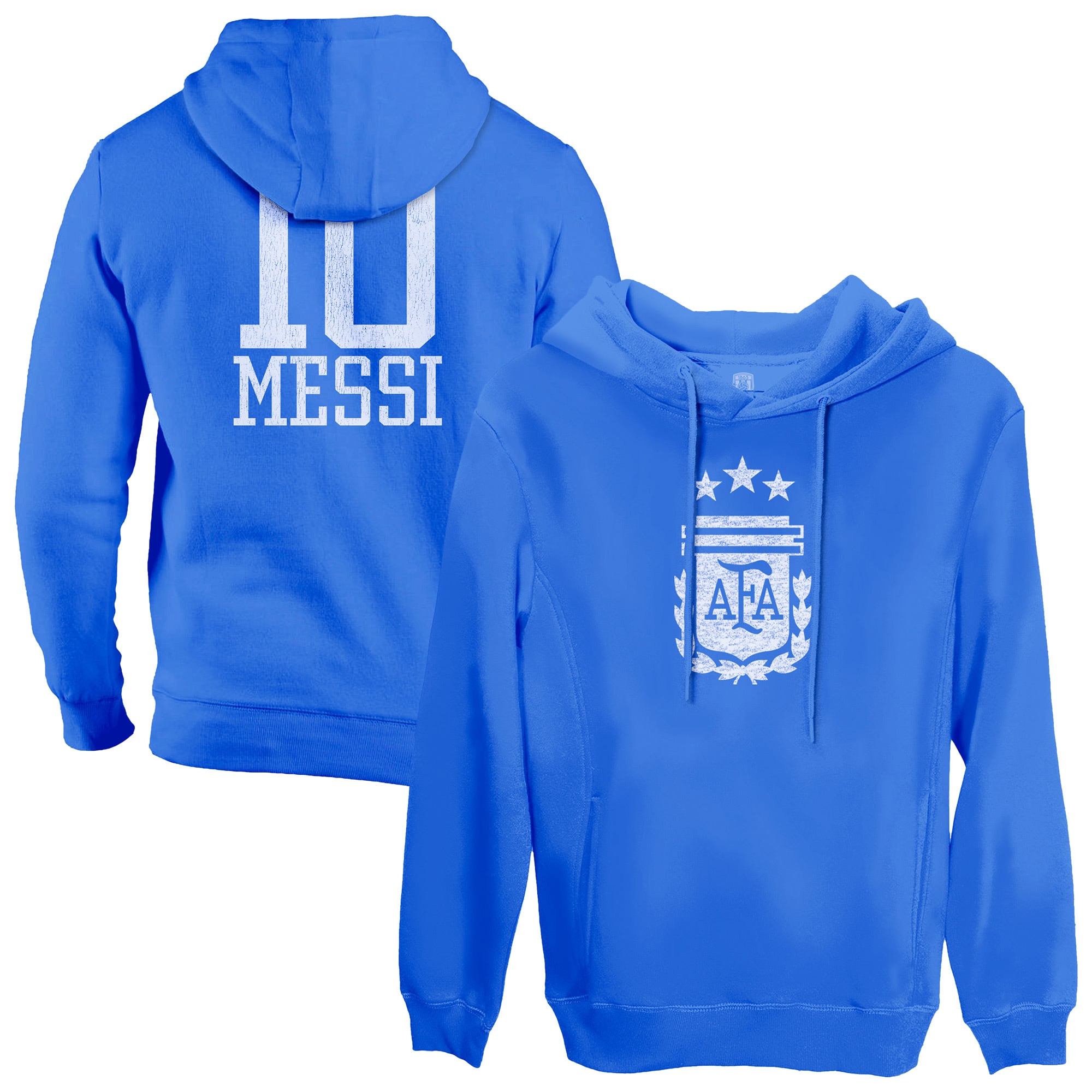 lionel messi argentina national team 1863fc player fleece pullover hoodie – blue Collection | Australia Football Jerseys And World Cup Kits