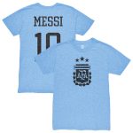 lionel messi argentina national team 1863fc player retro tri-blend t-shirt – light blue Collection | Australia Football Jerseys And World Cup Kits