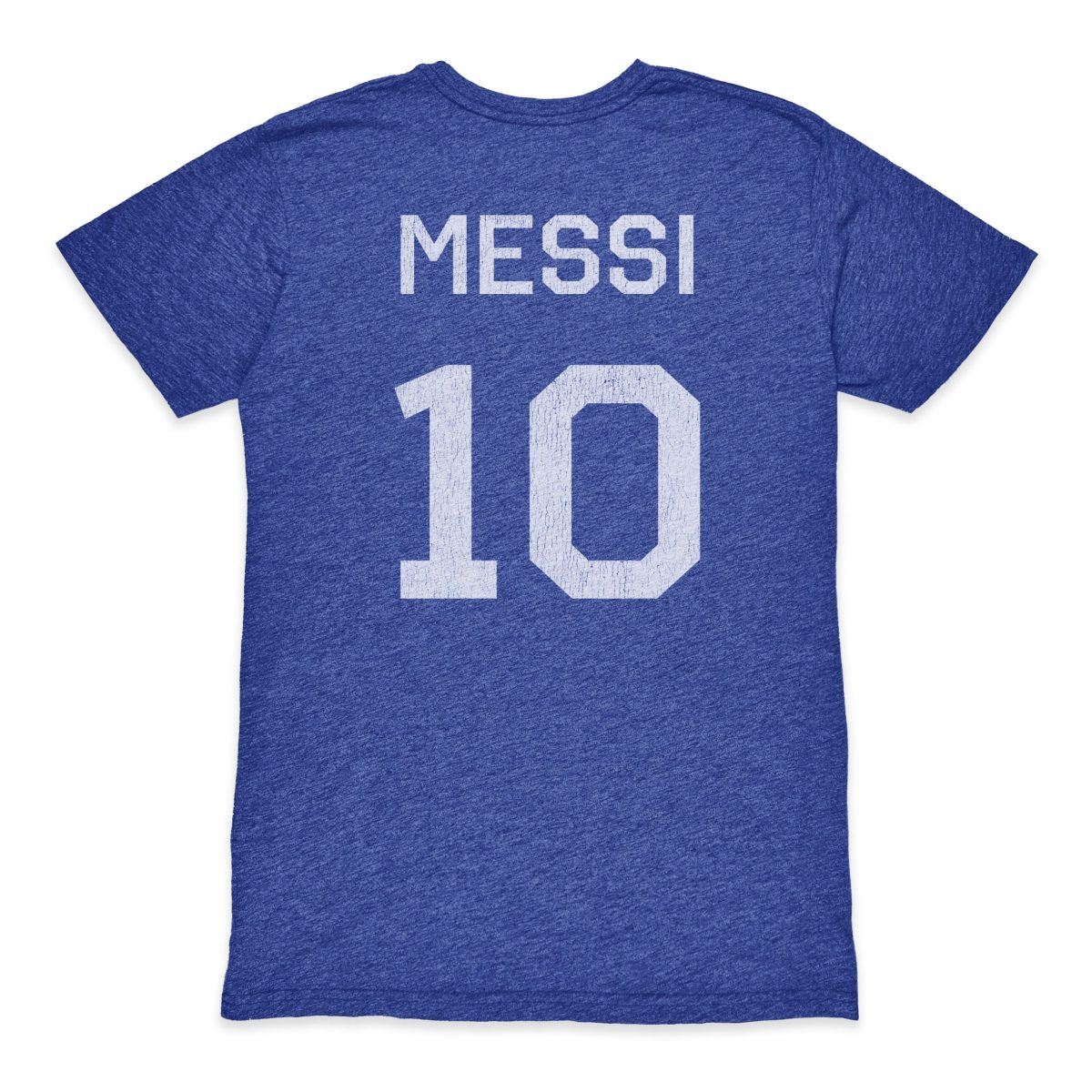 lionel messi argentina national team 1863fc retro name  number tri-blend t-shirt – blue Collection | Australia Football Jerseys And World Cup Kits