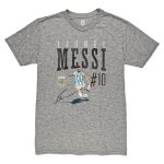 lionel messi argentina national team 1863fc snapshot tri-blend t-shirt – heather gray Collection | Australia Football Jerseys And World Cup Kits