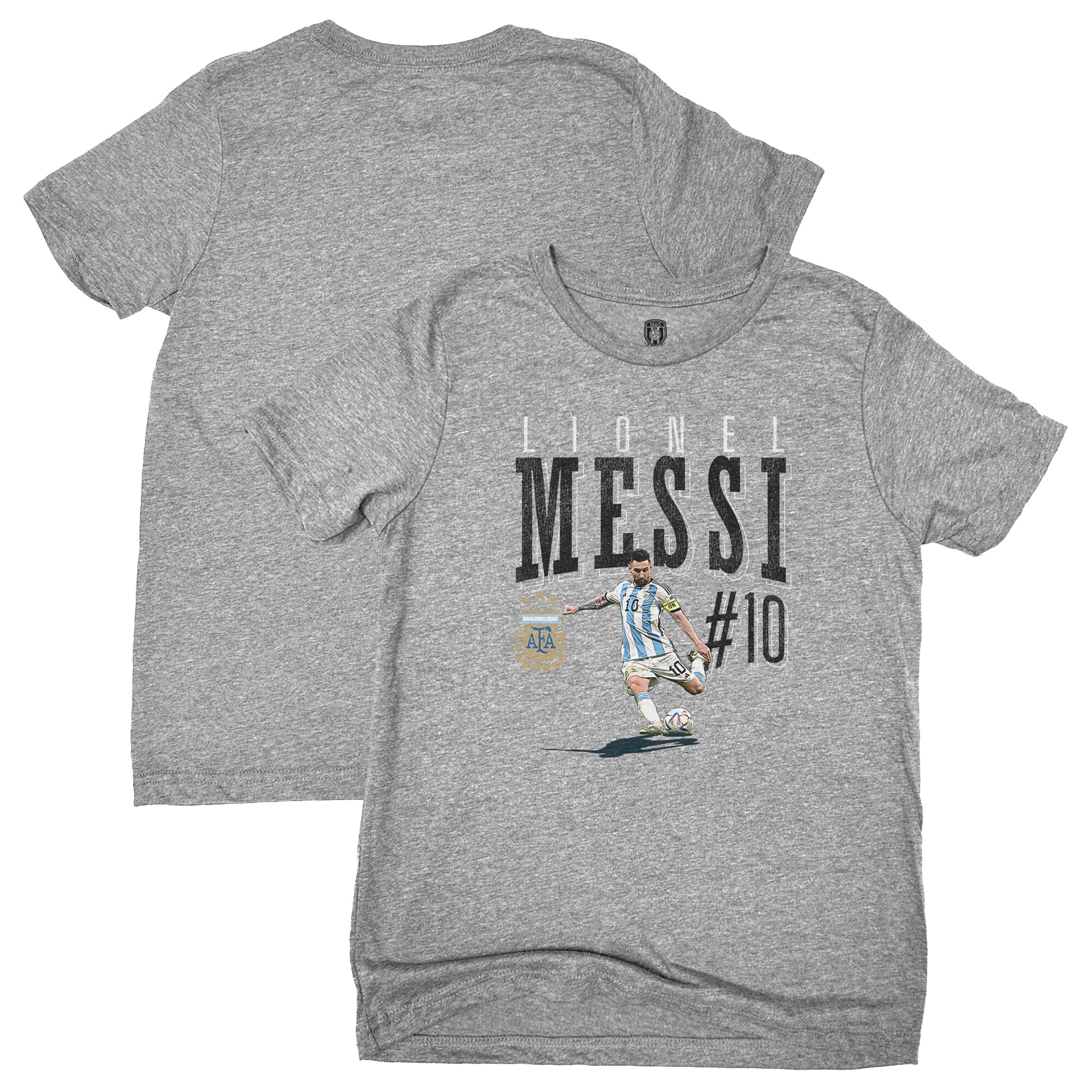 lionel messi argentina national team 1863fc youth snapshot t-shirt – heather gray Collection | Australia Football Jerseys And World Cup Kits