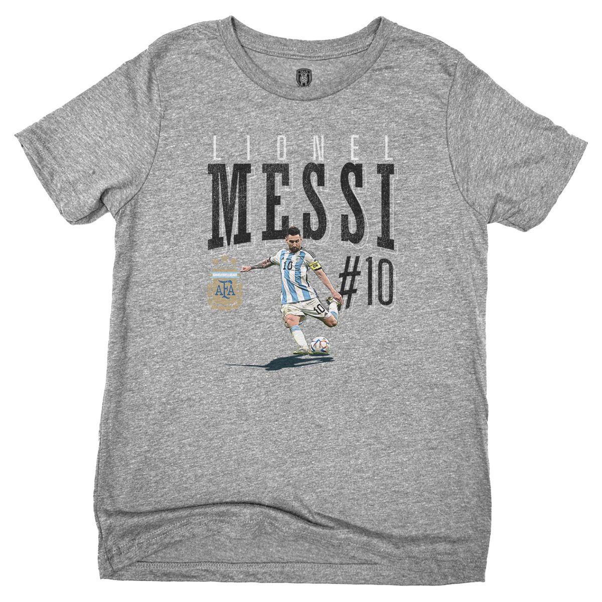 lionel messi argentina national team 1863fc youth snapshot t-shirt – heather gray Collection | Australia Football Jerseys And World Cup Kits