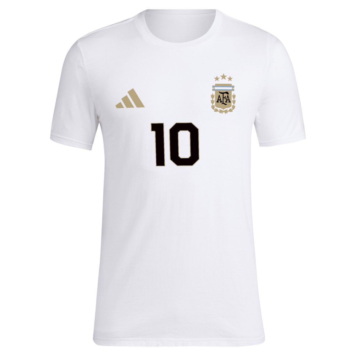 lionel messi argentina national team adidas name  number t-shirt – white Collection | Australia Football Jerseys And World Cup Kits