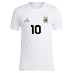 lionel messi argentina national team adidas name  number t-shirt – white Collection | Australia Football Jerseys And World Cup Kits