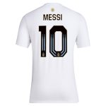 lionel messi argentina national team adidas name  number t-shirt – white Collection | Australia Football Jerseys And World Cup Kits
