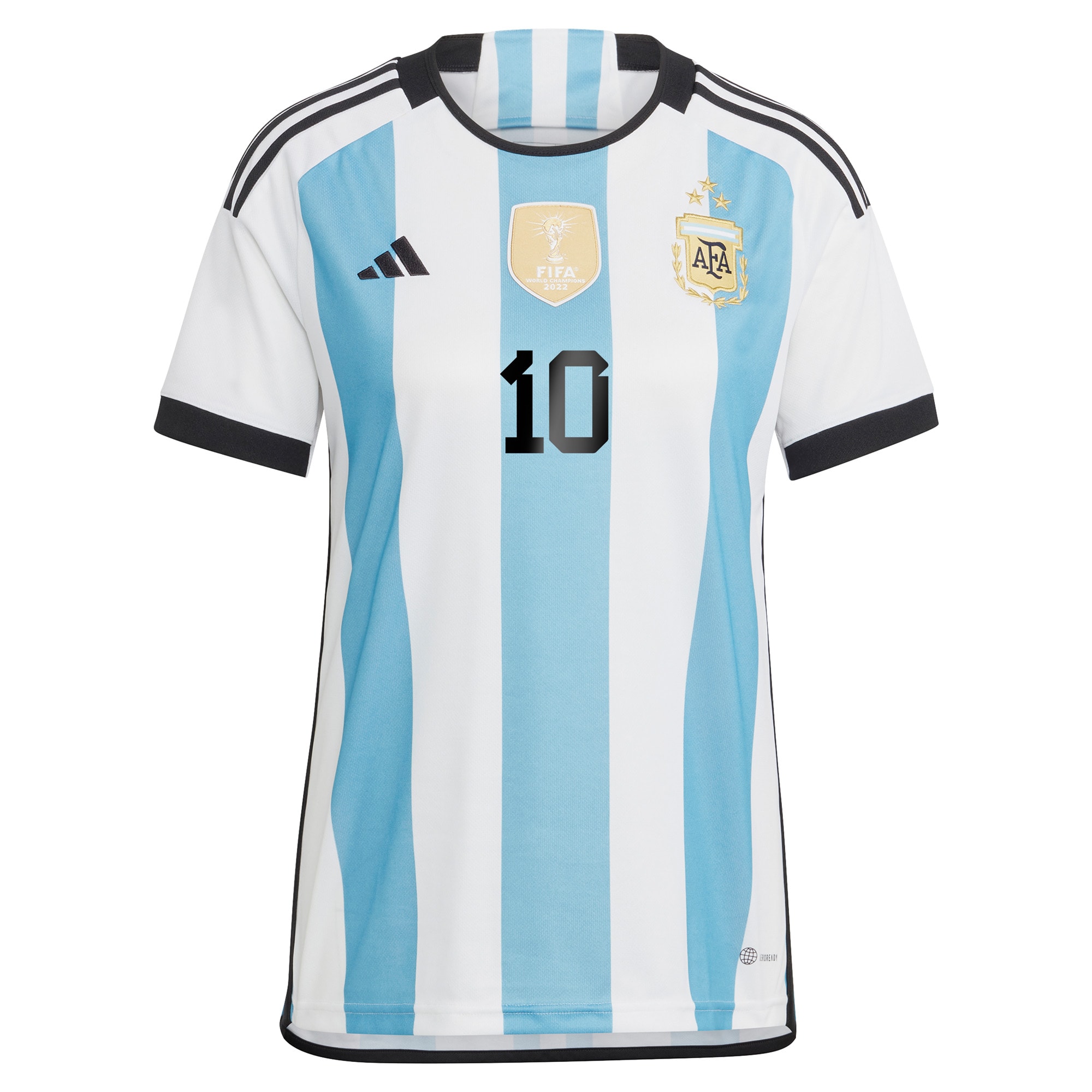 lionel messi argentina national team adidas womens 2022 winners home replica jersey – whitelight blue Collection | Australia Football Jerseys And World Cup Kits